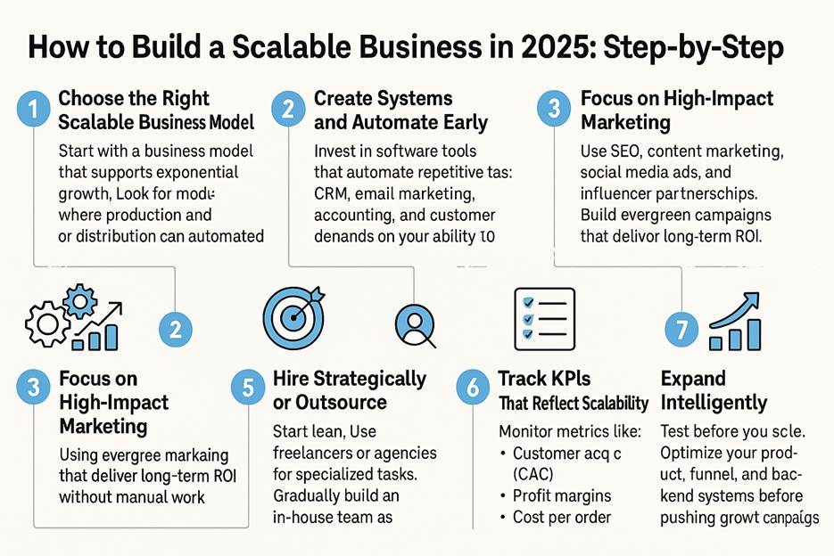 How to Build a Scalable Business in 2025 for Growth
